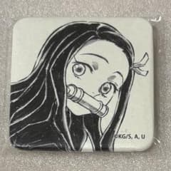 鬼滅の刃 ダイニング お楽しみくじ スクエア缶バッジ 竈門 禰豆子