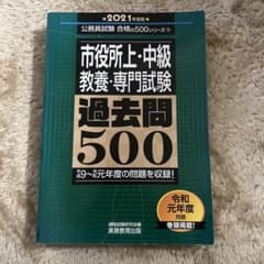 公務員試験 市役所上・中級 教養・専門試験 過去問500 [2021年度版]のサムネイル