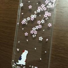 うぐいす様専用　iphone6/6sケース　桜猫のサムネイル
