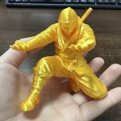ゴールデンペンホルダー 忍者 武士 筆置き デスク収納 和風おもしろギフト 置物のサムネイル