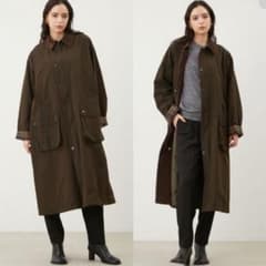 今期新作 MilaOwen（ミラ オーウェン） Barbour ロングコート - メルカリ