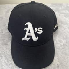 New Era アスレチックス　ブラック ベースボールキャップのサムネイル