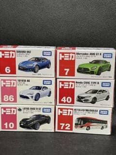 トミカ6個まとめ売りのサムネイル