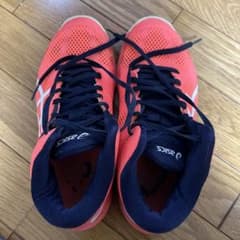 h*o様 ASICS バレーボールシューズ オレンジ/ネイビーのサムネイル