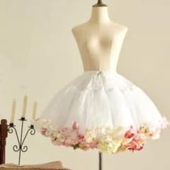 オーガンジー花パニエ　ロリィタ　ロリータ　epeticeのサムネイル