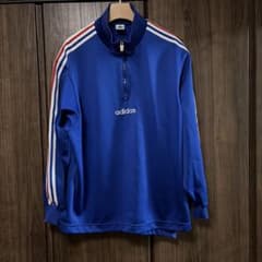 adidas トラックジャケット　ジャージ　ハーフジップのサムネイル