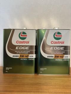 8L】Castrol EDGE 5W-40 A3/B4 4L×2缶 - メルカリ