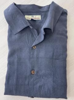 Tommy Bahama 半袖シャツ シルク100% グレー Lのサムネイル