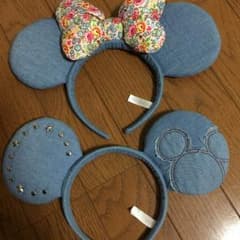 ディズニー ペアカチューシャ デニムのサムネイル