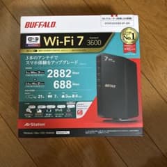 Buffalo ルーター Wi-Fi7 standard3600 ほぼ未使用 - メルカリ