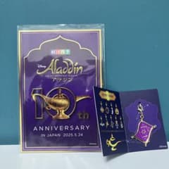 劇団四季 アラジン10周年 ポストカード、アラジンシークレットチャーム