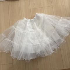 ホワイト パニエ ボリューム ドレス用