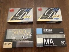 TDK カセットテープ 4本セット CDing-Ⅱ60、SR90、MA90のサムネイル