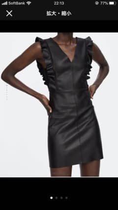 ZARA レザーワンピースのサムネイル