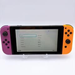 Nintendo Switch 本体 ネオンパープル・オレンジ - メルカリ
