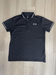 OAKLEY オークリー ポロシャツ ブラック メンズ - メルカリ