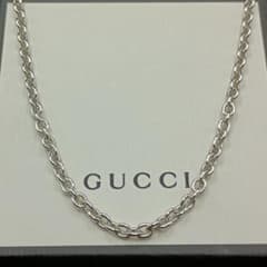 美品】GUCCI 中太 あずきチェーン 50cm 3.7mm幅 AG925 - メルカリ