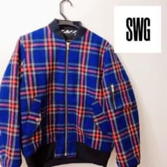 スワッガー シンサレート MA-1 チェック ボンバージャケットのサムネイル