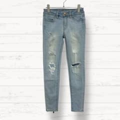 American Eagle Jeans, Denim, Distressed, Stretch, UK2 3579