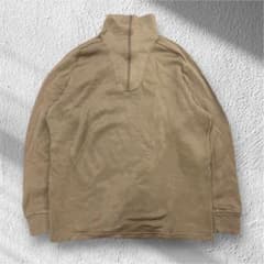 US ARMY コールドウェザー　ハーフジップ　ブラウンのサムネイル