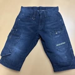 作業服 アイスフィールデニム 7413 ボックスストレッチ ショートパンツのサムネイル