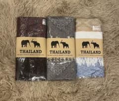タイ　カシミヤスカーフ3枚セットのサムネイル