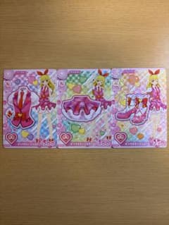 アイカツ 星宮いちご　ピンクステージコーデ 3種フルコンプセットのサムネイル