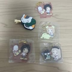 夏目友人帳 サンリオ アクリルキーホルダー ニャンコ先生 5点セットのサムネイル