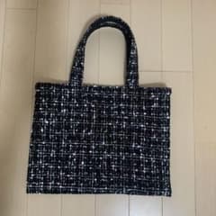 ツイード　サブバッグ　ミニサイズのサムネイル
