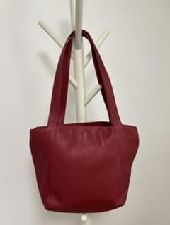 COACH オールドコーチ レザー トートバッグ レッドのサムネイル
