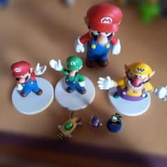 当時物☆激レア☆任天堂ロゴ入りフィギュア☆86年製スーパーマリオ☆②