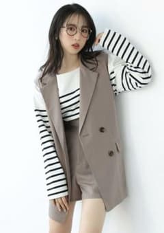ジレ&ショートパンツ　セットアップのサムネイル