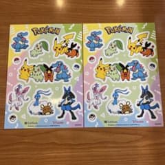 ポケモン キャラクターシール 2枚セットのサムネイル