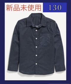 OLDNAVY GAP 新品　男の子　フォーマル　M 130 シャツ ドット柄のサムネイル