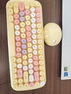 MOFii Candy Yellow Retro Keyboard Set