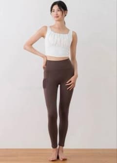 2025秋の新作 【 SUKALA】フラワーレースレギンス ブラウン L - メルカリ