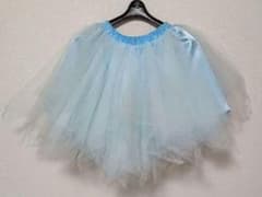 Light blue pannier, costume outfit, blue tulle, Disney, kids, princess