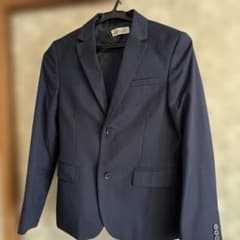 H&M ネイビー スーツジャケット　150〜160のサムネイル