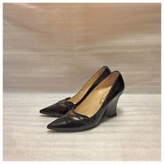 綺麗 TOD’S トッズ エナメル ウェッジソール パンプス 37