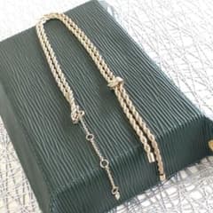 masa様【希少 ラルフローレン】ロープ ネックレス ゴールド ロング 編込み 希少 ラルフローレン】ロープ ネックレス ゴールド ロング 編込み