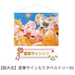 ヒメヒナ HIMEHINA 直筆サイン入りタペストリー 05 超大吉 - メルカリ