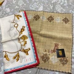 ダックス　ベア　ハンカチとタオルハンカチのサムネイル