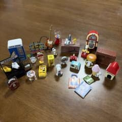 値下げ中‼️スヌーピー アメリカン　雑貨 ミニチュアフィギュアセットのサムネイル