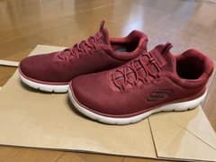 SKECHERS Lite-Weight レッドスニーカーのサムネイル