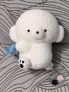 じょせまる ぬいぐるみポシェット　白のサムネイル