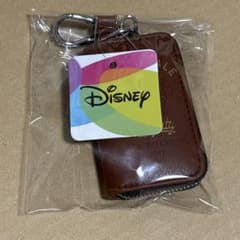 Disney 칩 & 데일 카라비나 첨부 미니 케이스 키 케이스 브라운