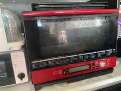日立 hitachi 過熱水蒸気オーブンレンジ  レッド MRO-RV100のサムネイル