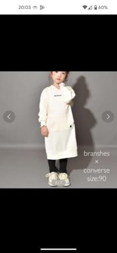 専用！ブランシェス90cmワンピースのサムネイル
