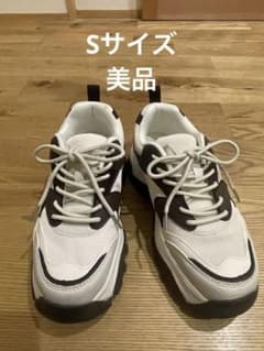 ホワイト/ブラウン ダッドスニーカー　厚底のサムネイル