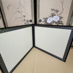 風炉先屏風 ウルシ消 利休梅 - メルカリ